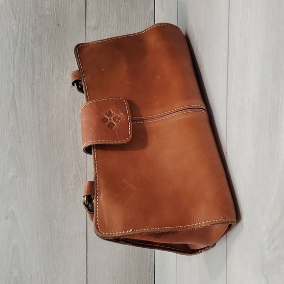 Patricia Nash Rienzo Leather Bag Satchel Tote - Picture 4 of 16